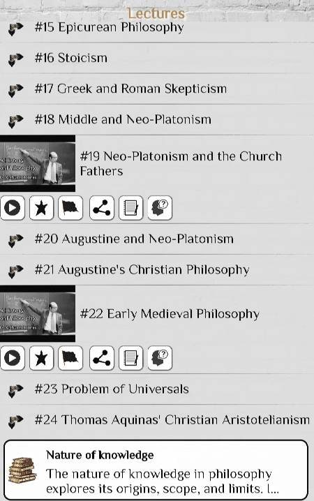 Philosophy Lectures screenshot 2