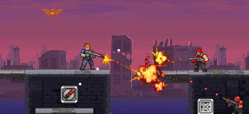 Gun Force Side-scrolling Game screenshot 3