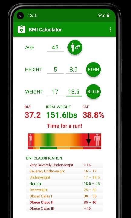 BMI Calculator screenshot 2