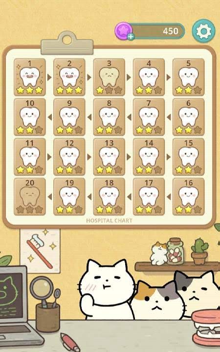 Fantastic Cat Dentist - Brick Breaker screenshot 2