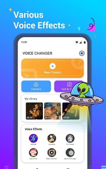 Voice Changer - Audio Effects screenshot 1
