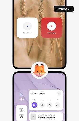 Fynk KWGT preview screenshot 2