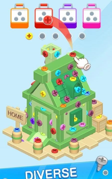 Screw Away: 3D Pin Puzzle screenshot 1