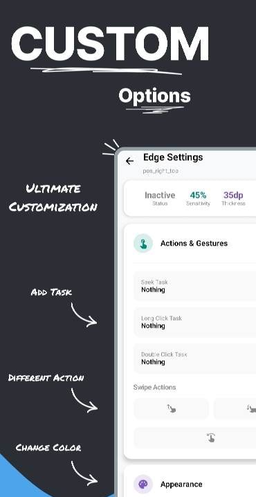 Edgify: Edge Gesture & Control screenshot 3