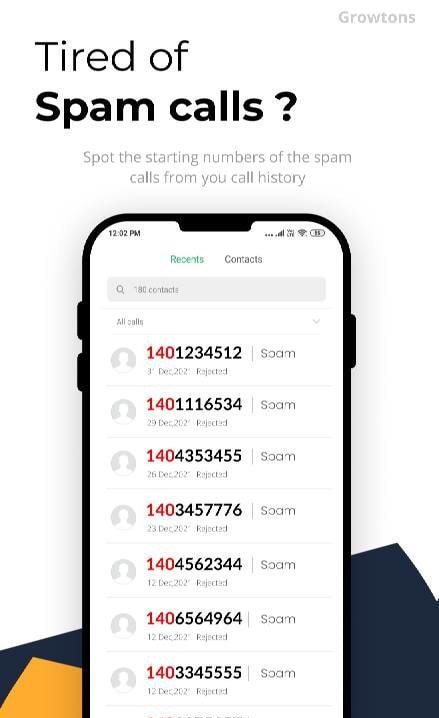 Unknown Call & Contact Blocker screenshot 2