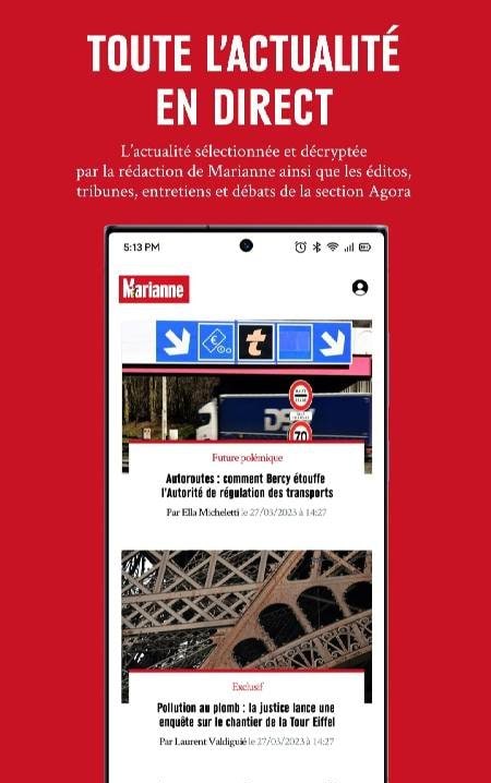 Marianne - Actualités & Débats screenshot 1