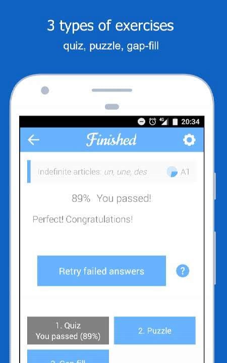 Dr French, French grammar screenshot 3