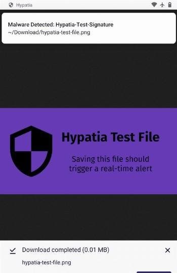 Hypatia - Real-Time Malware Scanner Screenshot 2