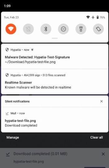 Hypatia - Real-Time Malware Scanner Screenshot 3