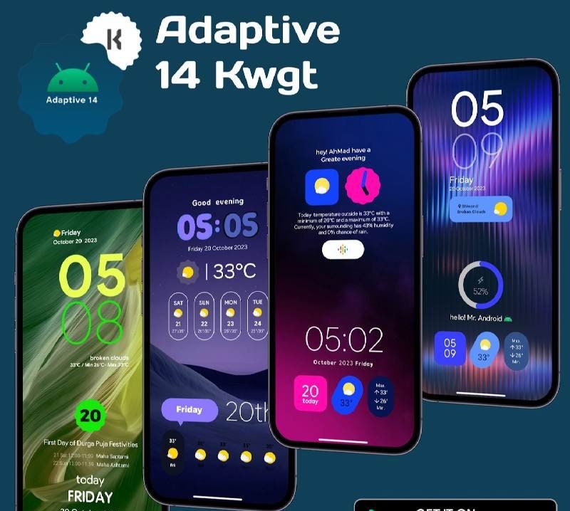 Adaptive 14 Kwgt screenshot 4