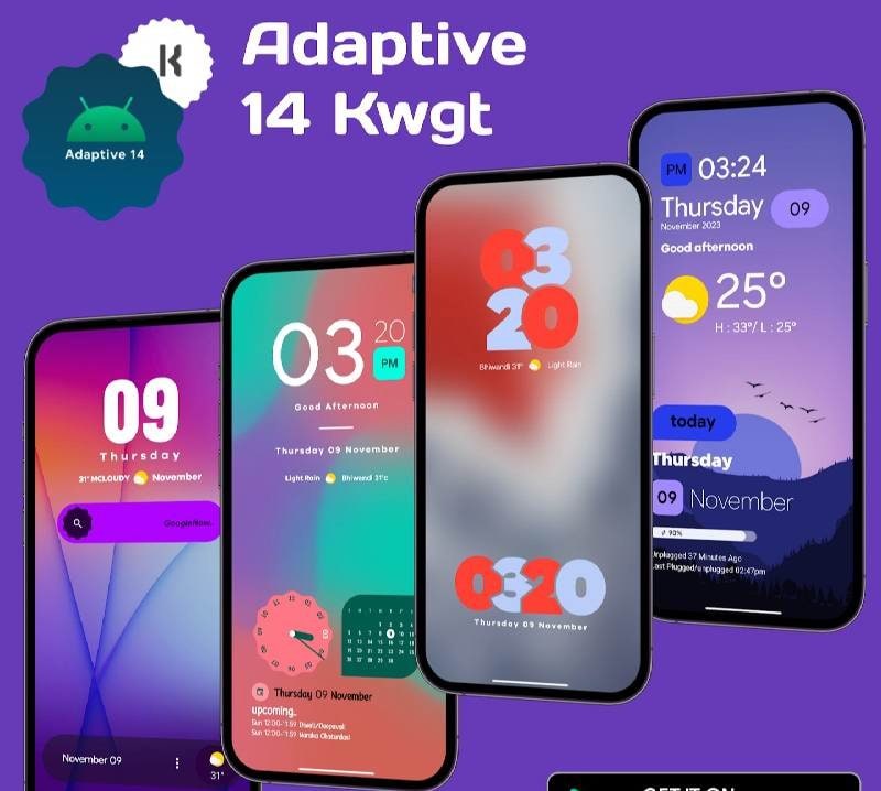 Adaptive 14 Kwgt screenshot 3