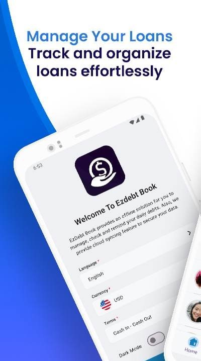 EzDebt Book - Debt Tracker screenshot 1