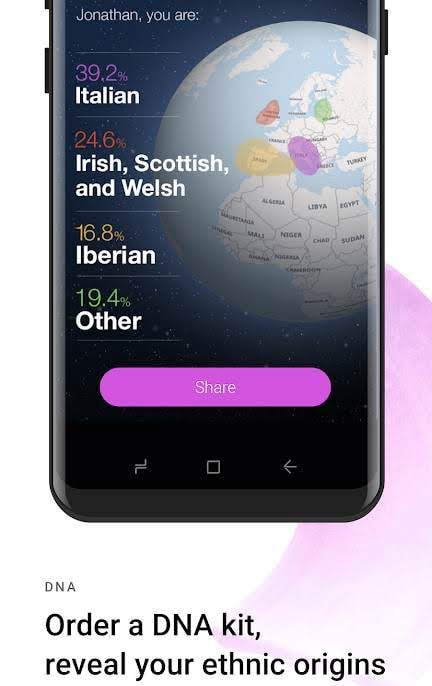 MyHeritage app screenshot 2