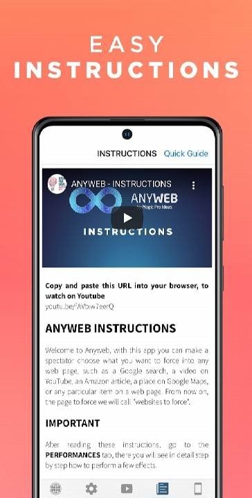 AnyWeb Magic Trick - Amazing Web Browser screenshot 3