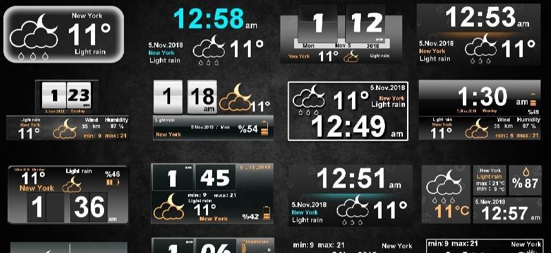 Weather Clock screenshot 2