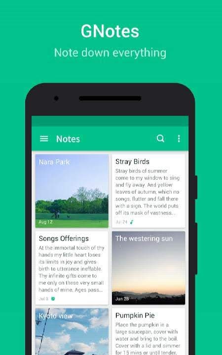 GNotes - Note everything screenshot 1