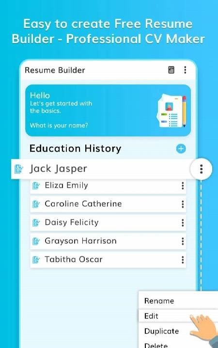 CV: Professional Resume Maker - Screenshot 4