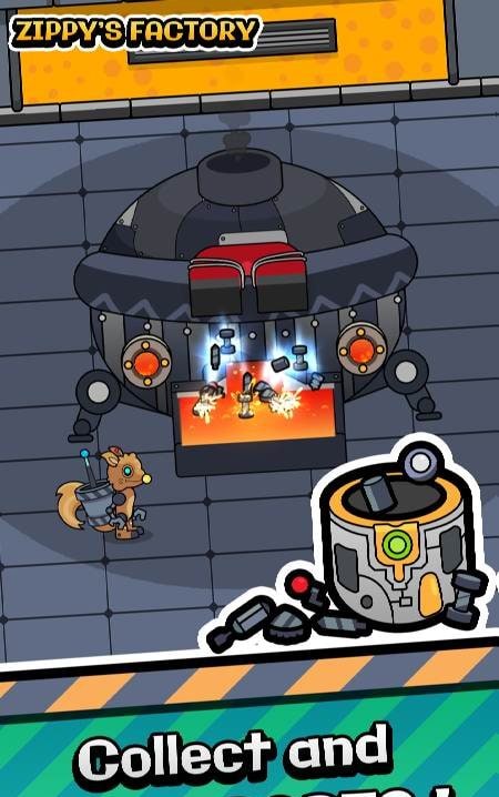 Zippy's Factory - Idle RPG screenshot 2
