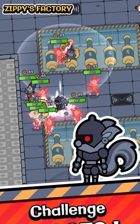 Zippy's Factory - Idle RPG screenshot 1
