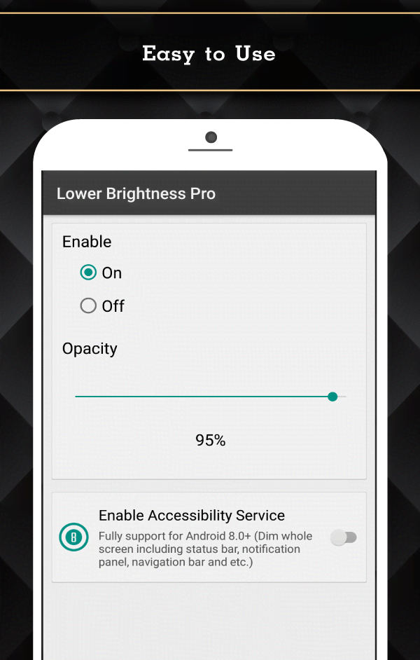 Lower Brightness Screen Filter Pro screenshot 1