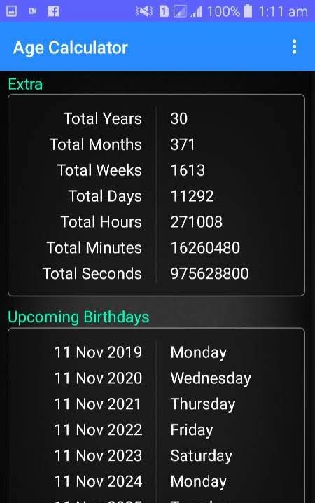 Age Calculator screenshot 3