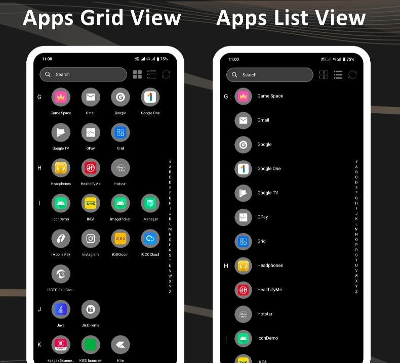 Nil Launcher - Theme, Folder screenshot 3