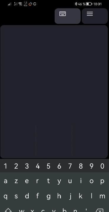 Bluetooth keyboard mouse input screenshot 1