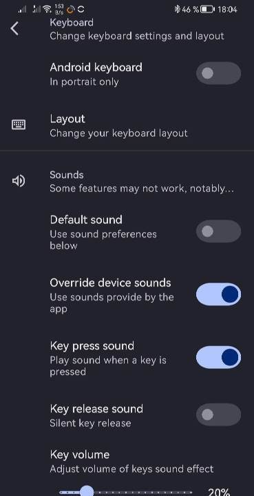 Bluetooth keyboard mouse input screenshot 4