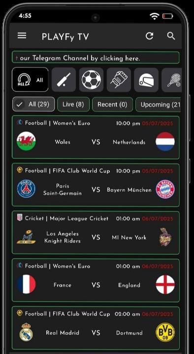 PLAYFy TV - Live TV & Sports screenshot 4