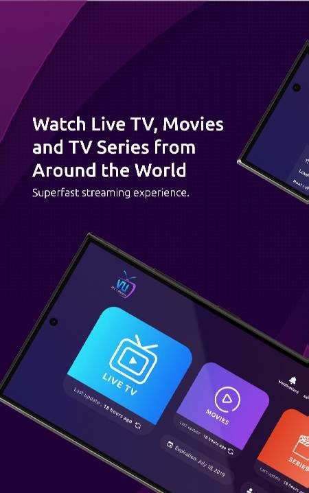 VU IPTV Player screenshot 2