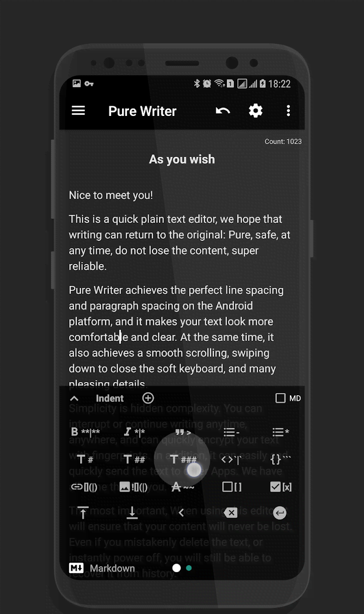 Pure Writer Screenshot 3
