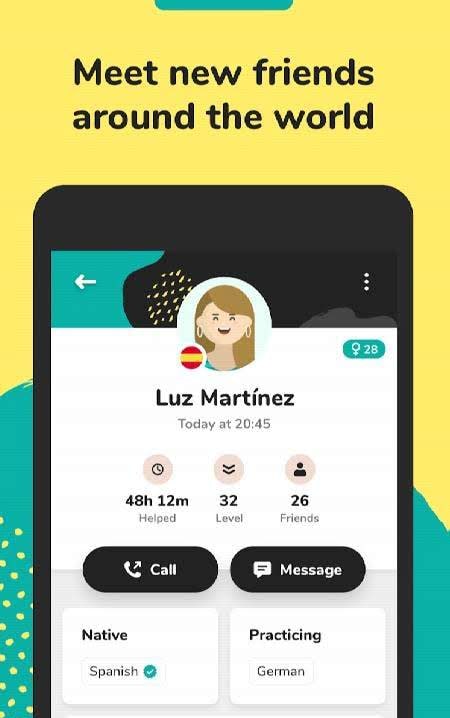 Lingbe: Practice languages with native speakers, screenshot 4