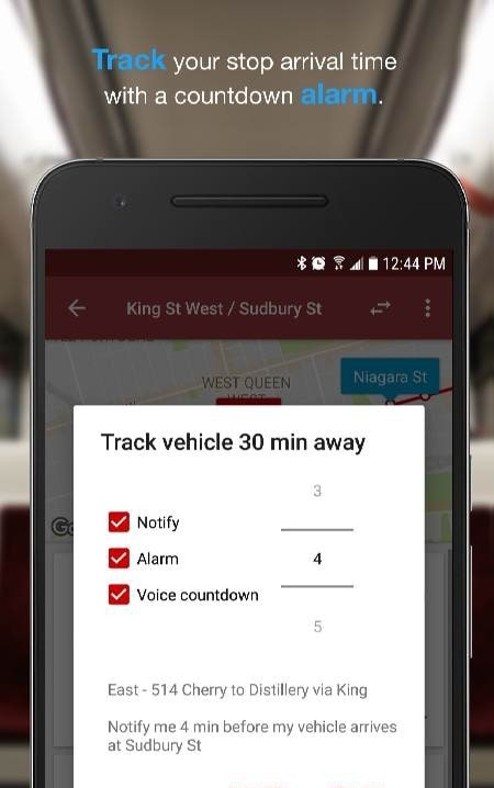 Transit Now - Next Bus Arrival schedule details