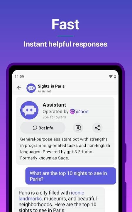 Poe - Fast AI Chat screenshot 1