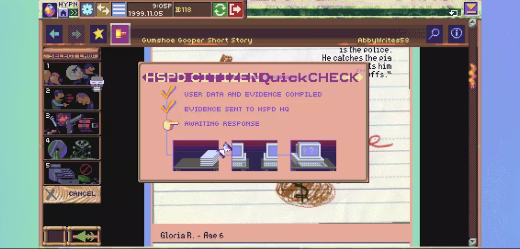 Hypnospace Outlaw screenshot 1
