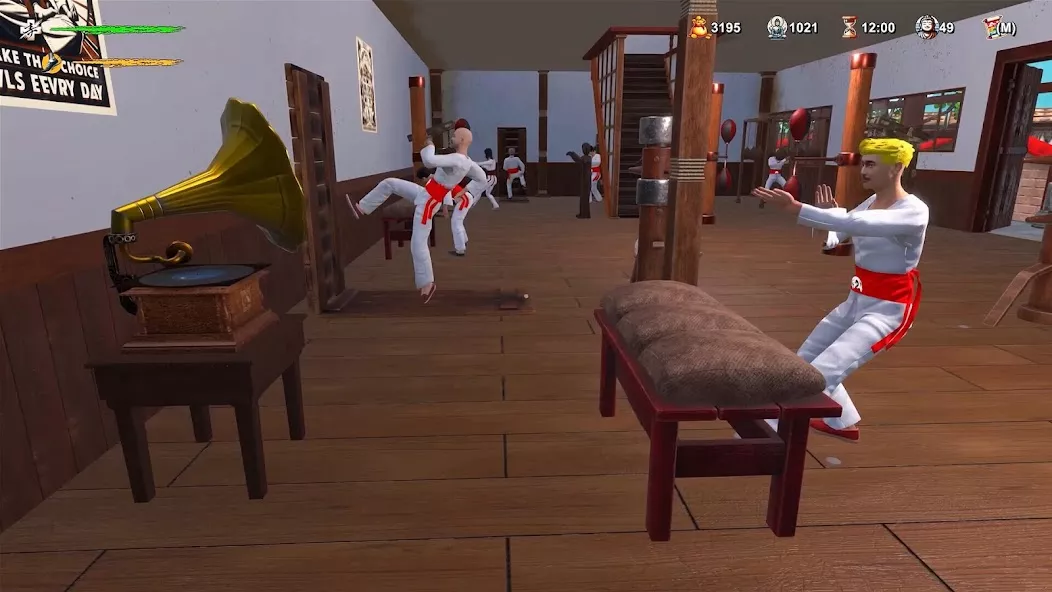 Fight School Simulator gameplay screenshot 4
