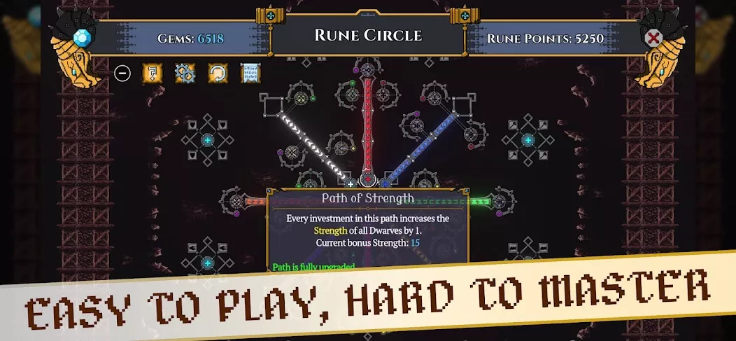Dwarves: Glory, Death and Loot gameplay screenshot 2