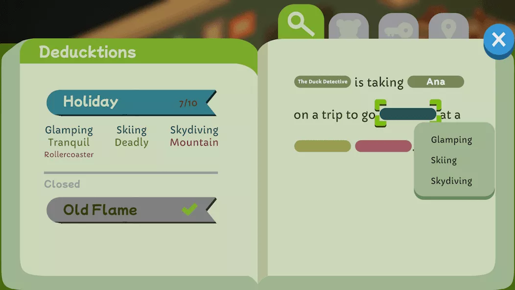 Duck Detective: Ghost Glamping gameplay screenshot 1