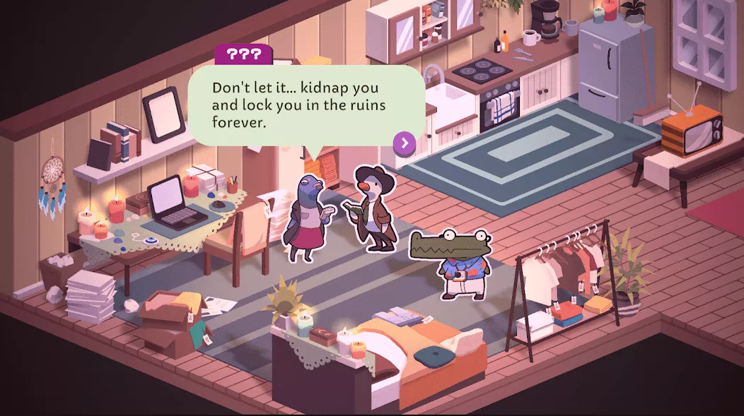 Duck Detective: Ghost Glamping gameplay screenshot 2
