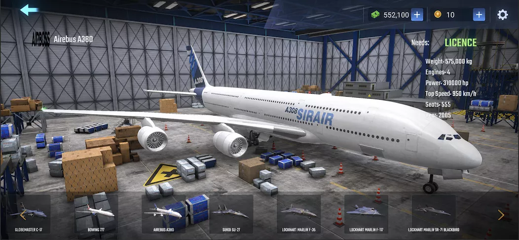 Flight Simulator: World world map display