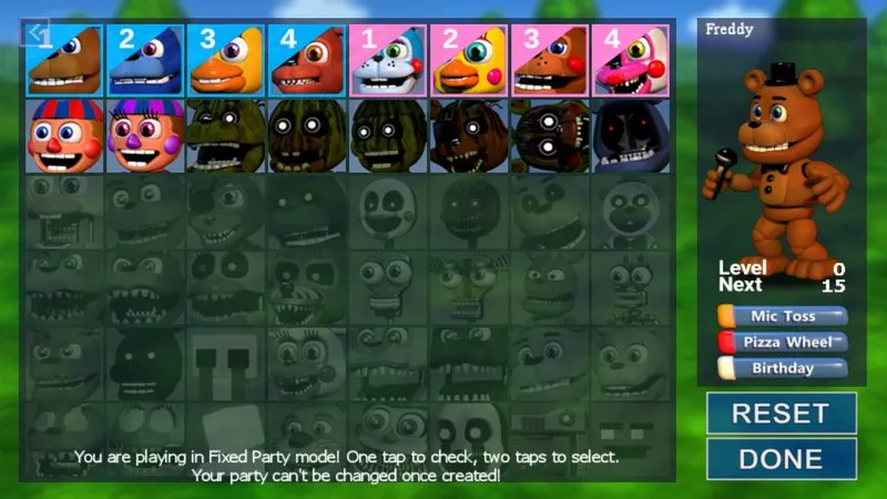 Fnaf World gameplay screenshot 1