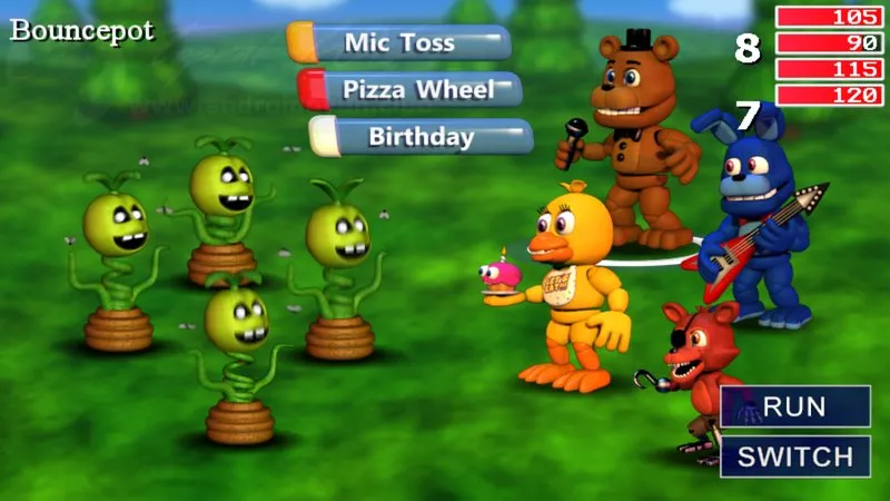 Fnaf World gameplay screenshot 3