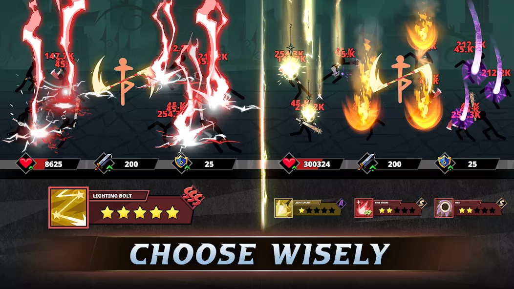 Stickman Roguelike: Epic RPG gameplay screenshot 1