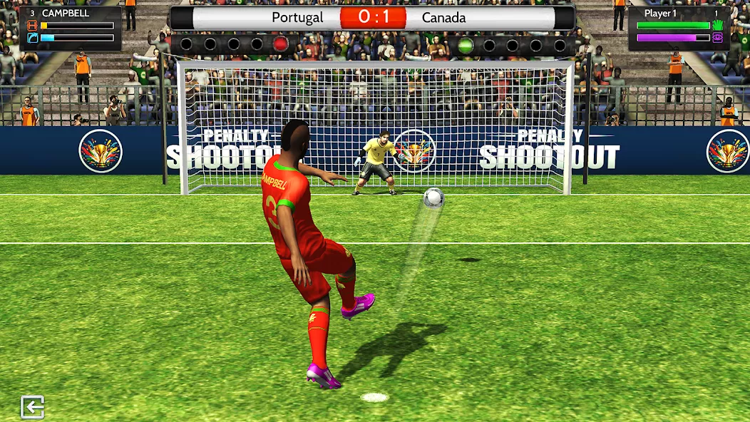 Penalty Shootout World Soccer screenshot 2
