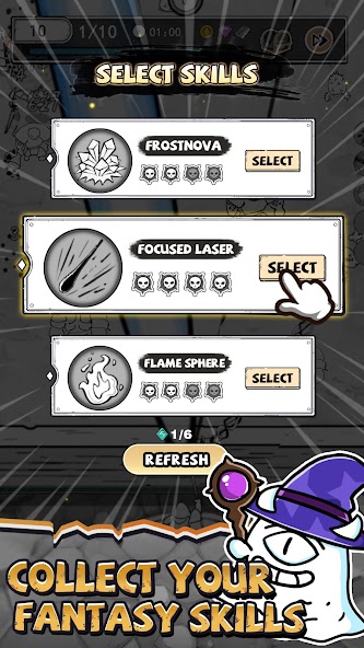 Doodle Magic: Wizard vs Slime screenshot 2