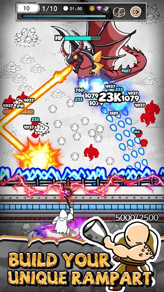Doodle Magic: Wizard vs Slime screenshot 4