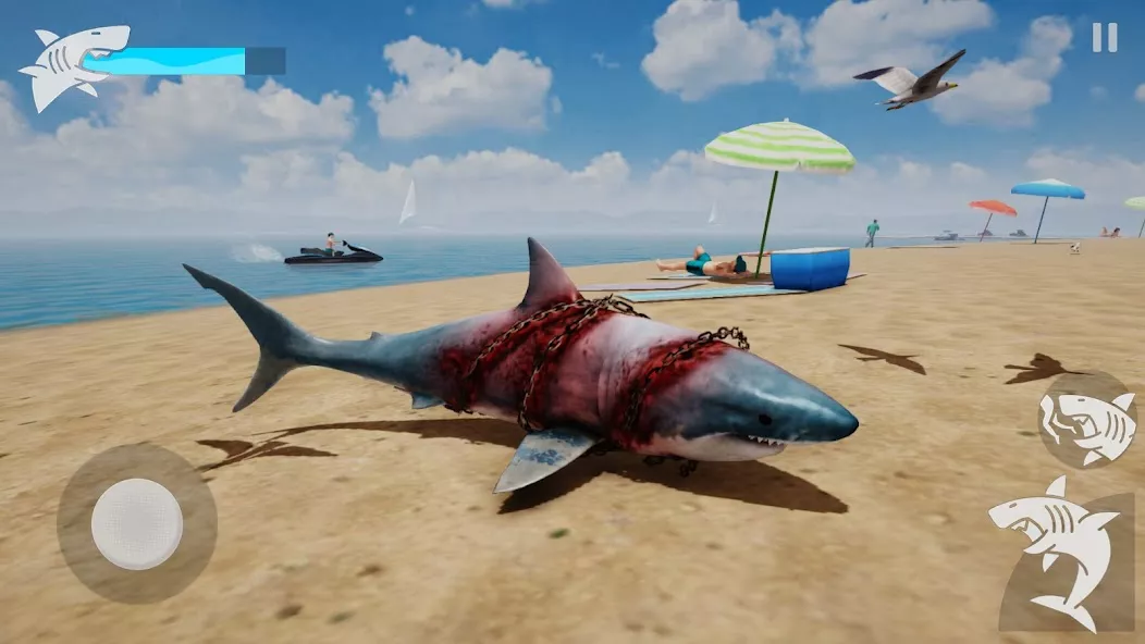 Shark Ravage: Shark Simulator gameplay screenshot 5