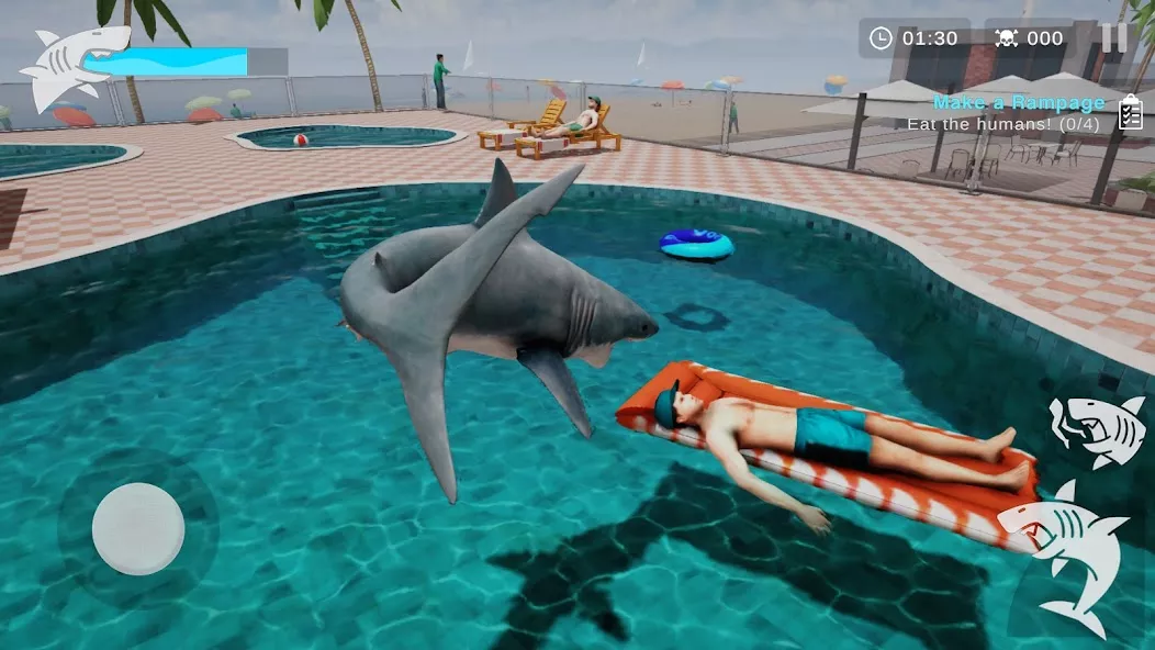 Shark Ravage: Shark Simulator gameplay screenshot 3