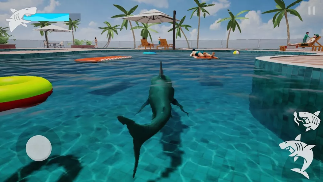 Shark Ravage: Shark Simulator gameplay screenshot 1