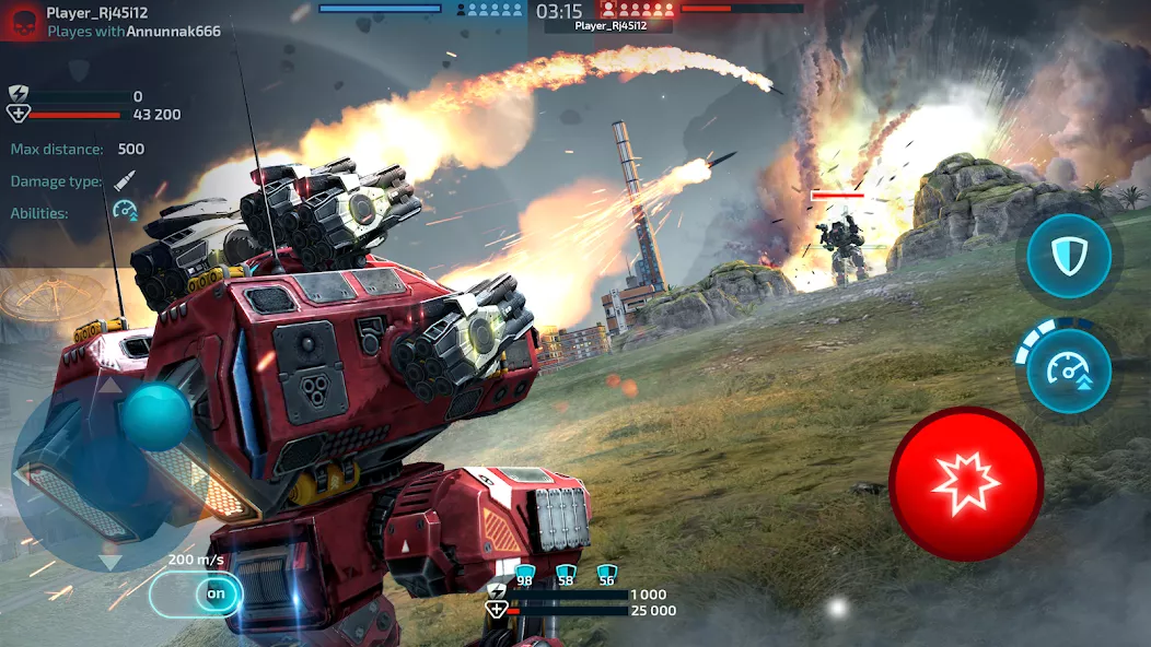 Robot Warfare: Battle Mechs screenshot 3
